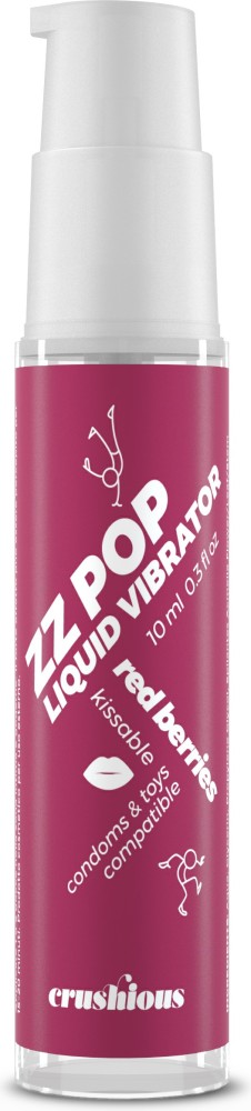 Crushious Zz Pop Bacche Rosse Vibratore Liquido