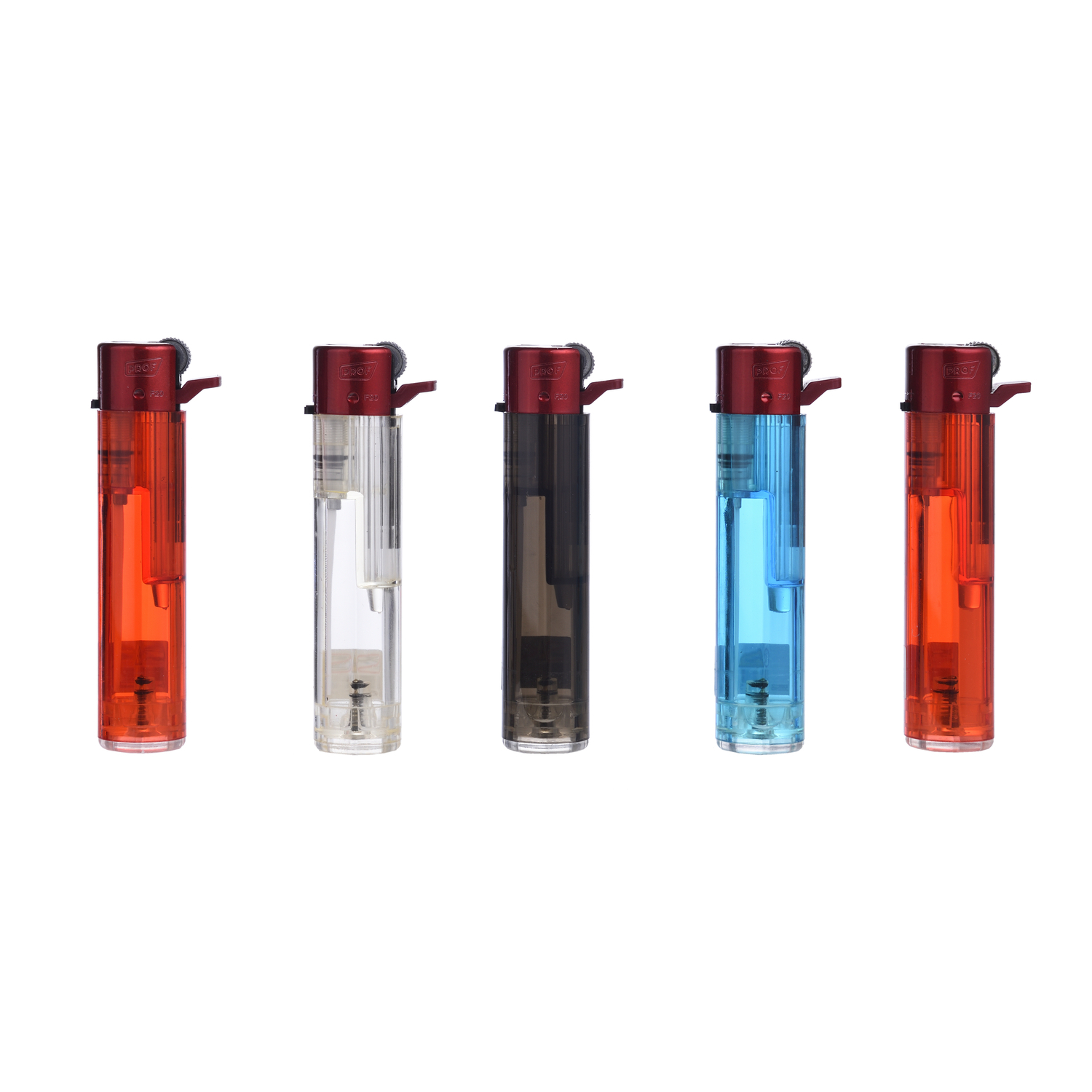Prof Transparent Flint DL-25 accendini elettronici 25 pz