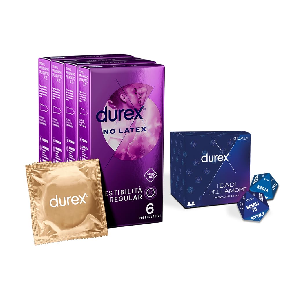 Durex No Latex preservativi 24 pezzi senza lattice
