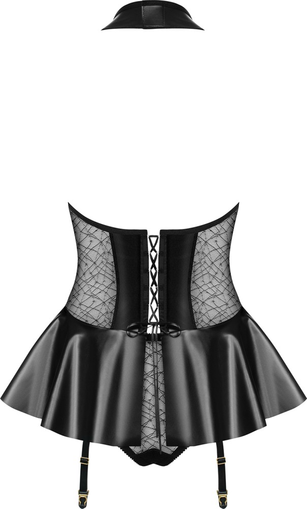 Obsessive 859-COR-1 corsetto con mutandine nero