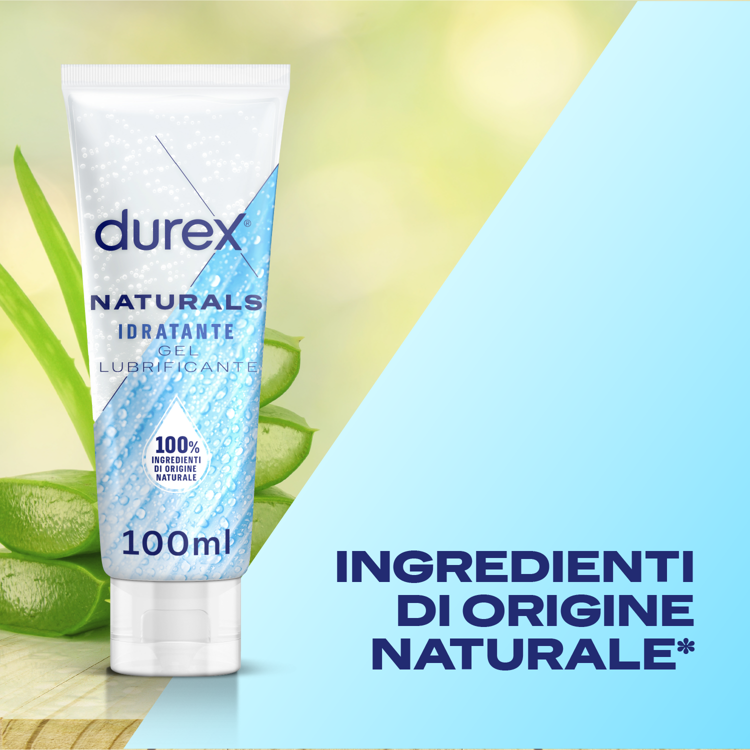Durex Naturals Idratante Lubrificante a Base Acqua Acido Ialuronico