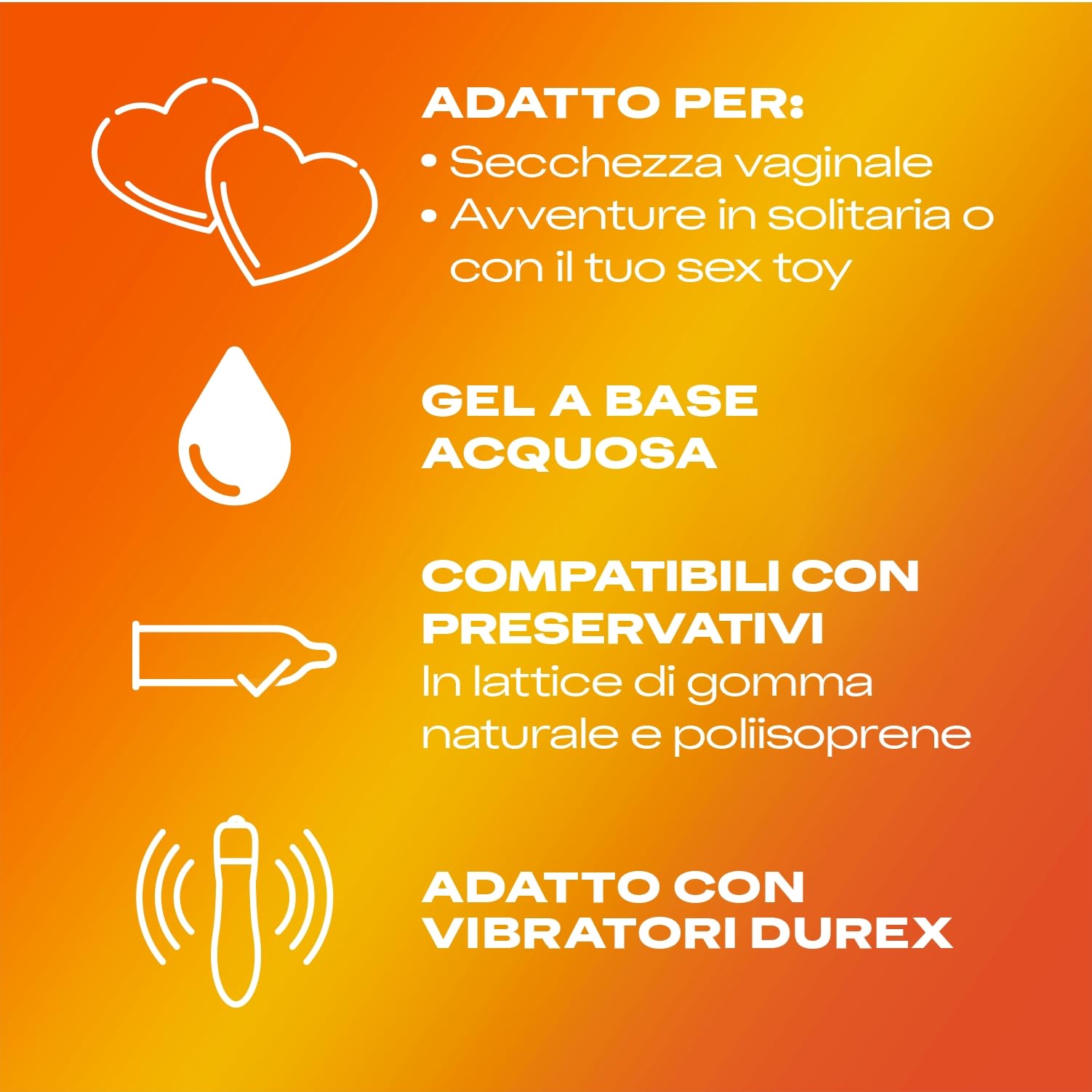Durex Hot Gel Lubrificante Effetto Caldo 50 ml