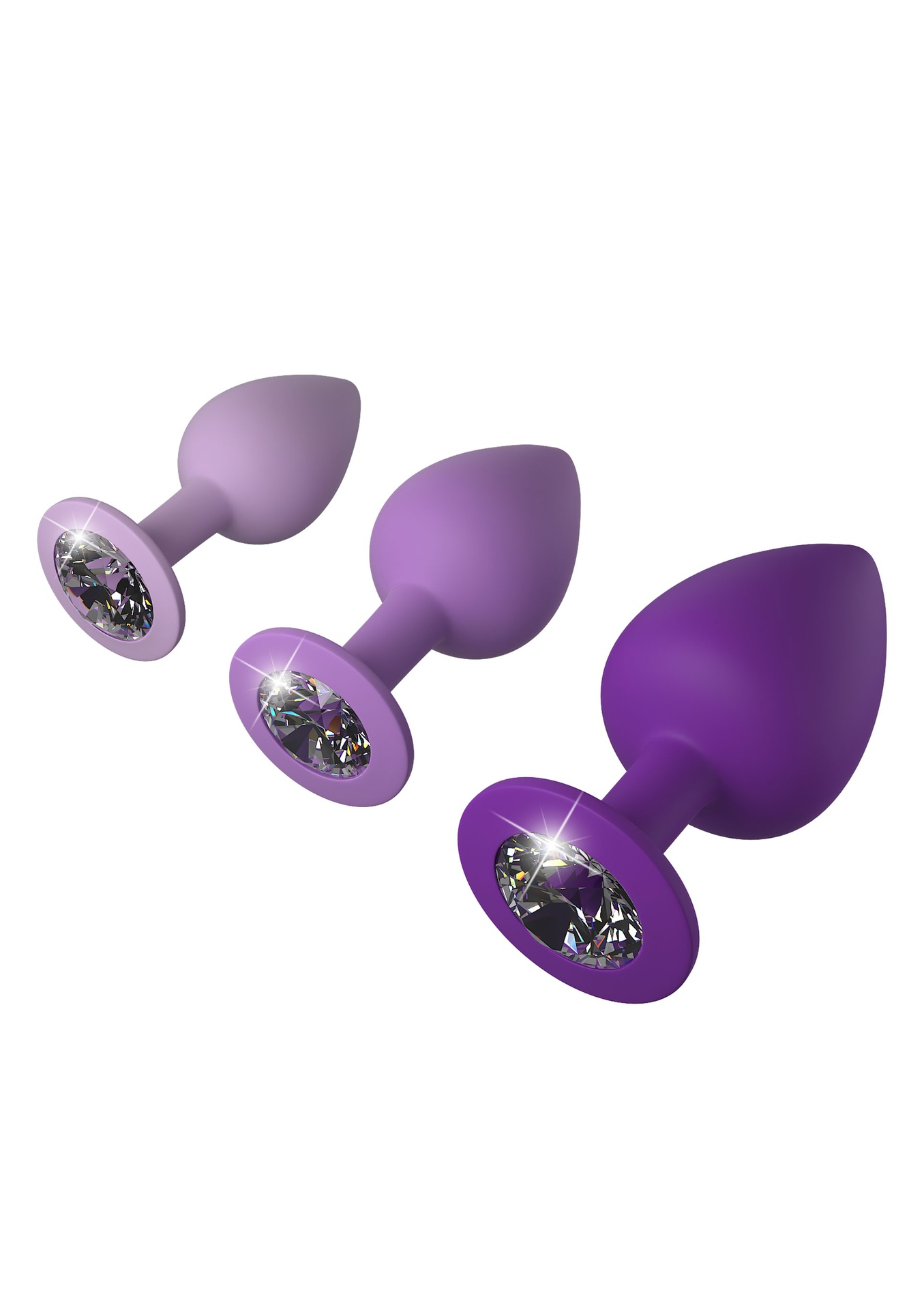 Pipedream Her Little Gems set 3 plug anali silicone