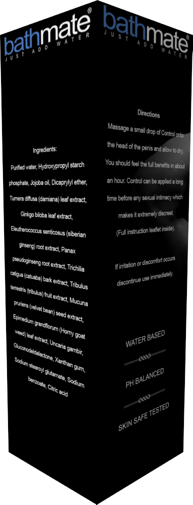 Bathmate Control gel ritardante uomo naturale