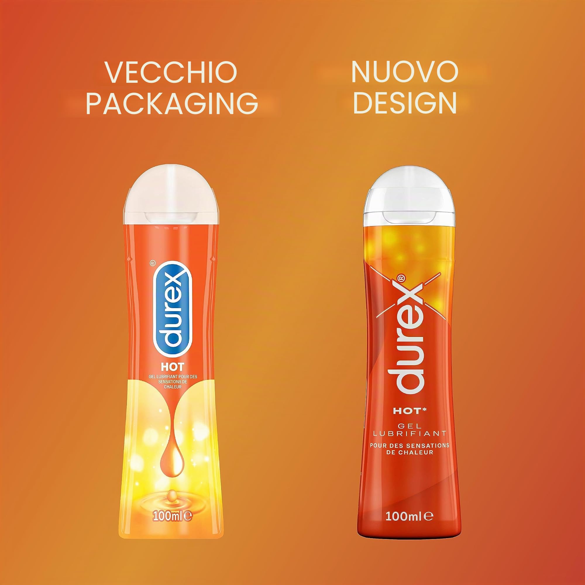 Durex Hot gel lubrificante 100 ml effetto calore