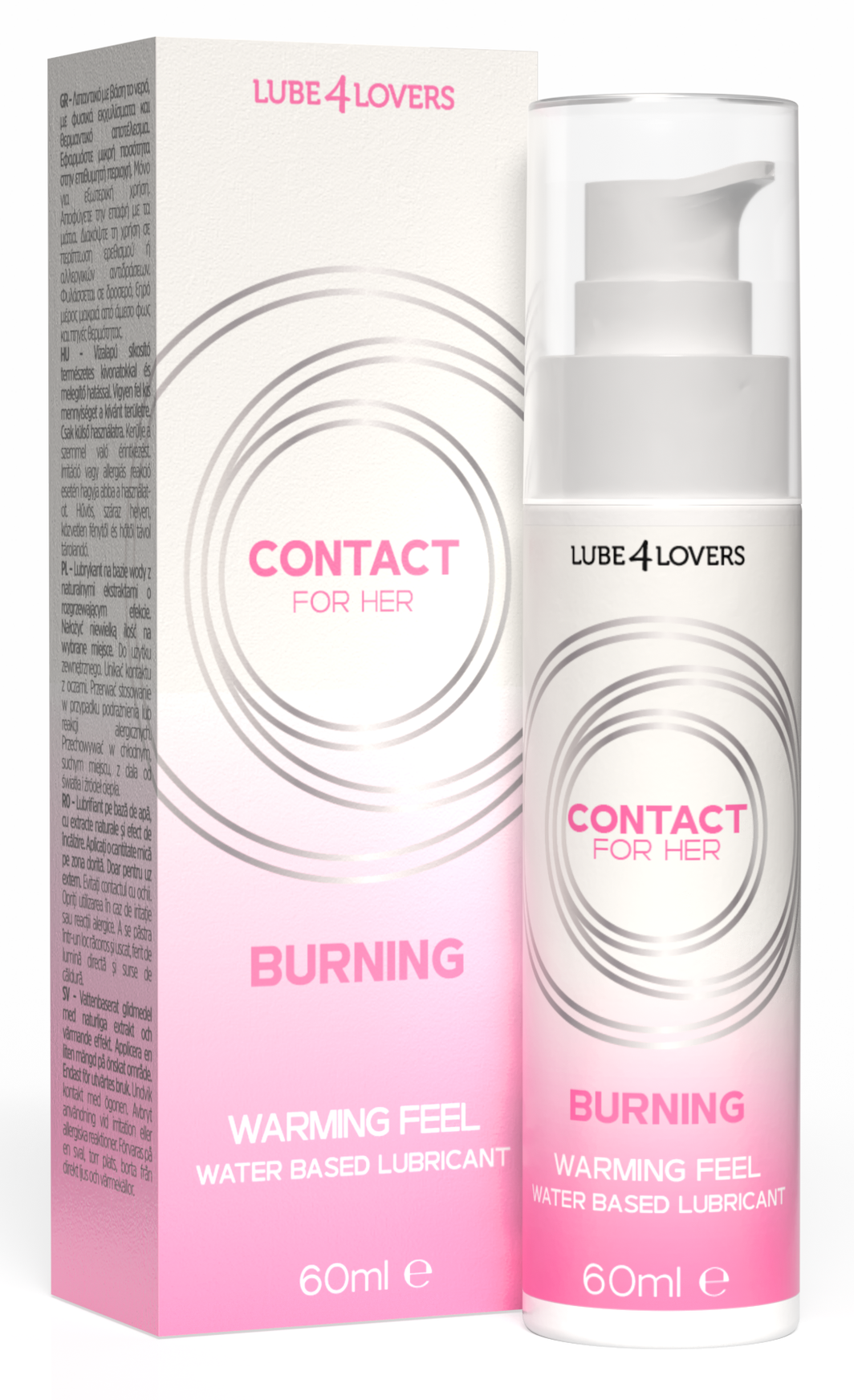 Lube4Lovers Burning lubrificante vaginale 60 ml riscaldante
