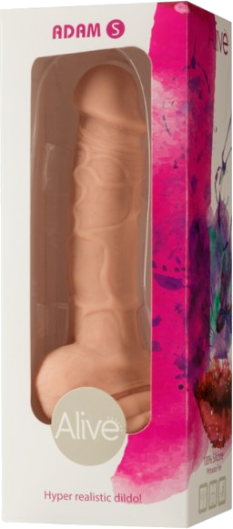 Alive Adam S dildo realistico con ventosa venature realistiche
