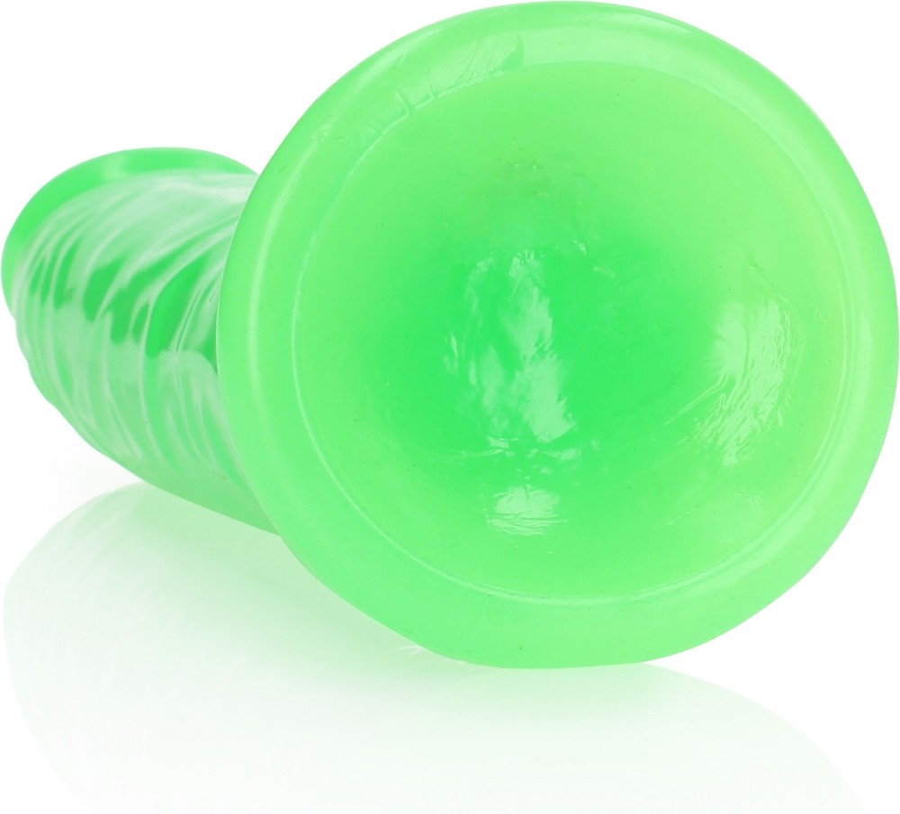 RealRock Glow in the Dark Slim Dildo 9 dildo realistico fosforescente