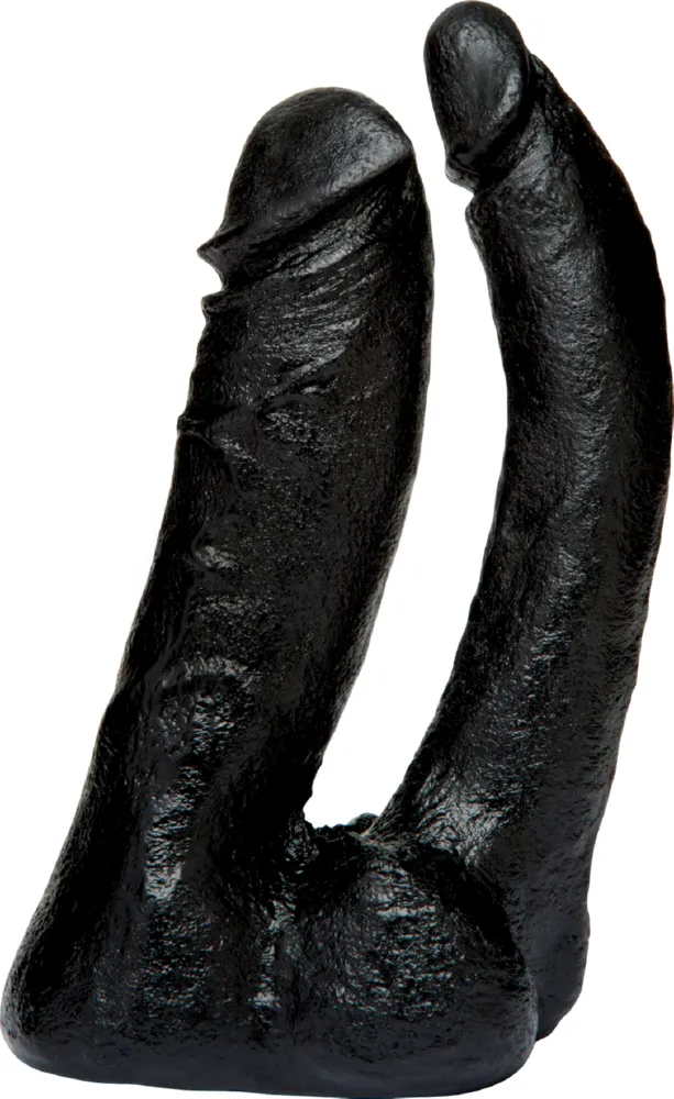 Doc Johnson CodeBlack Double Penetrator dildo doppio nero PVC