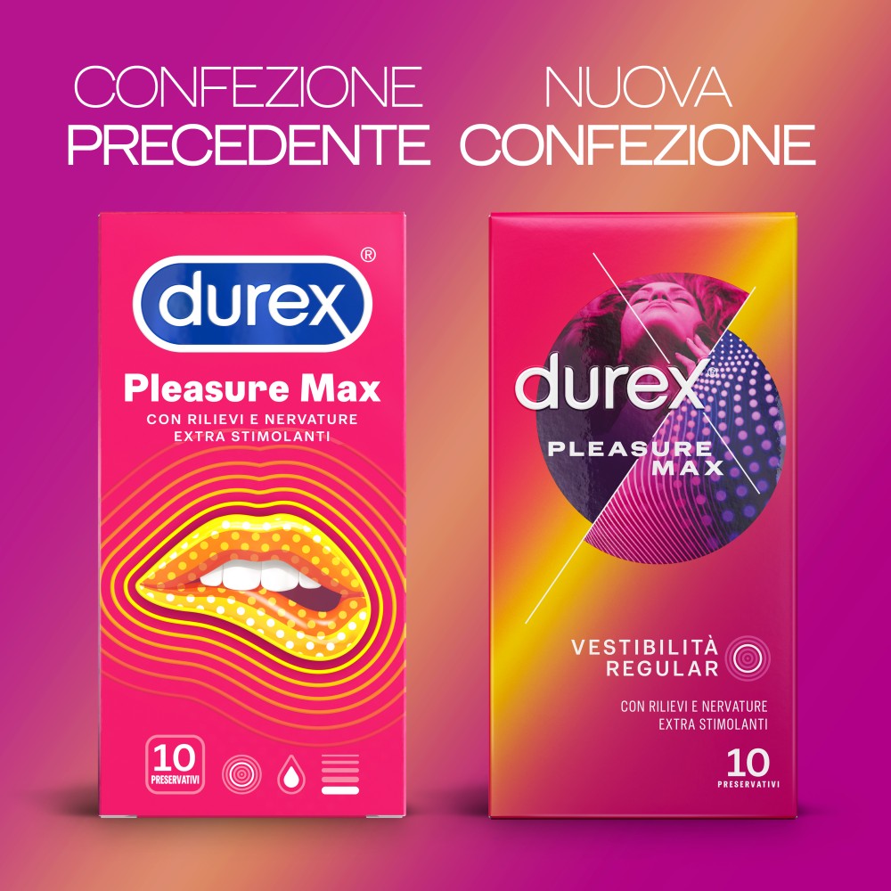 Durex PleasureMax Preservativi Stimolanti 6 Pezzi
