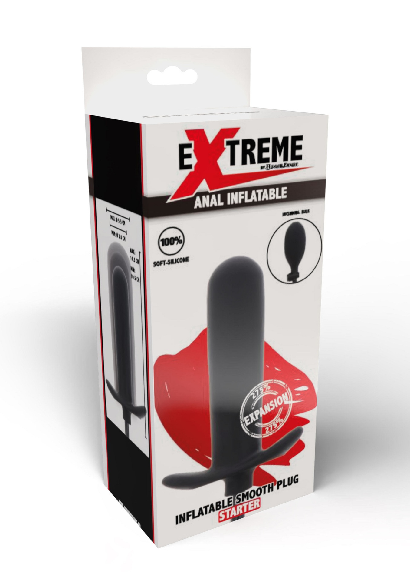 Hidden Desire Extreme Inflatable Smooth Plug anale gonfiabile