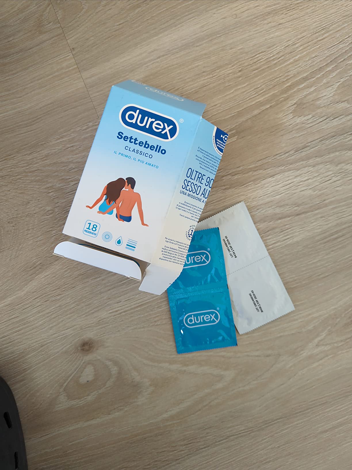 Durex Settebello Classico preservativi classici 18 pz