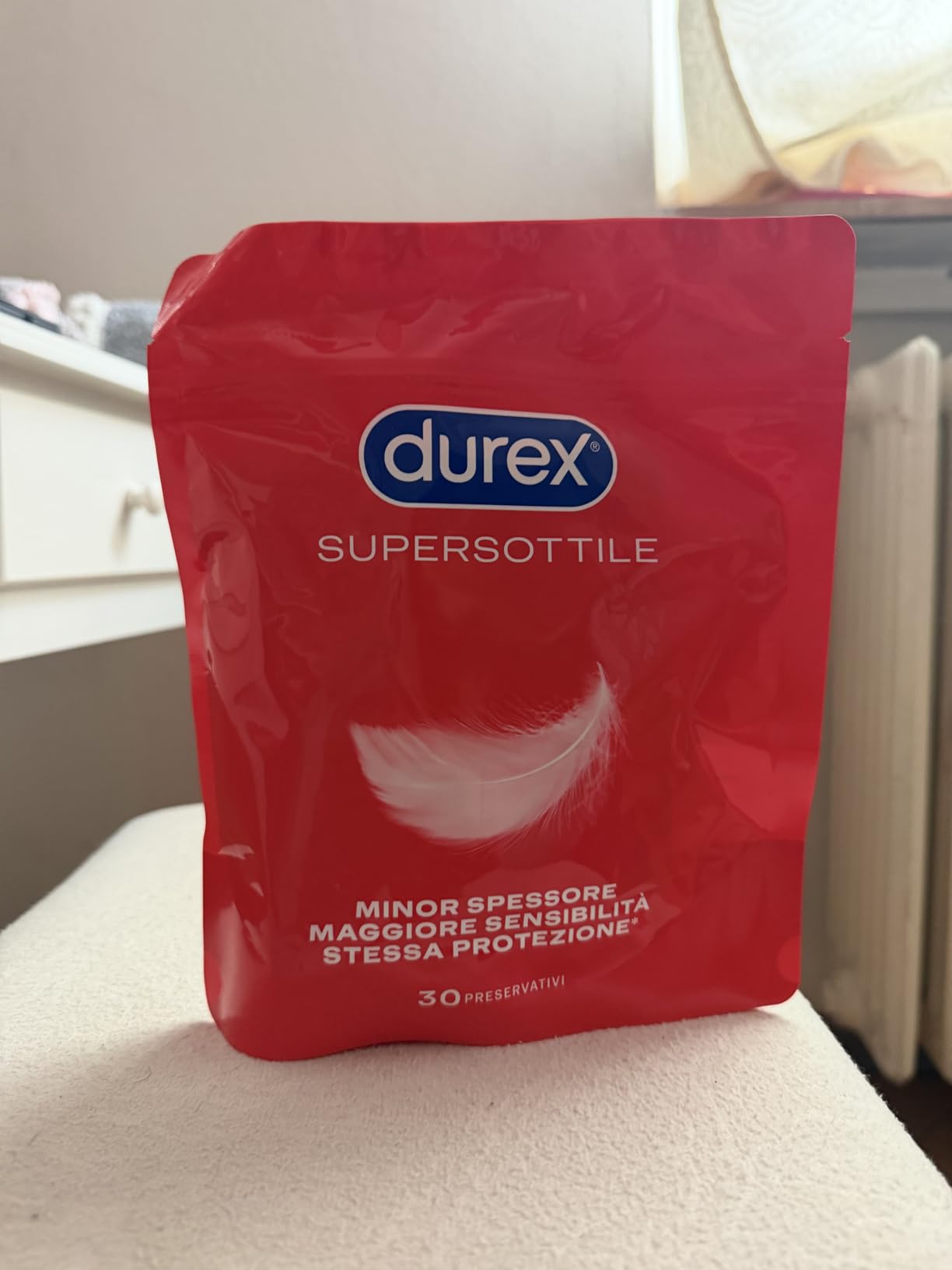Durex SuperSottile preservativi sottili 56 mm 30 pezzi sensibili