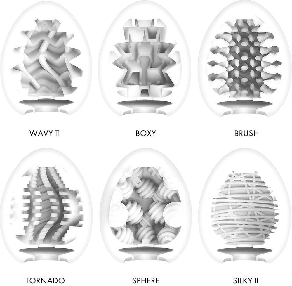 Tenga Egg Variety Pack New Standard masturbatore 6 ovetti