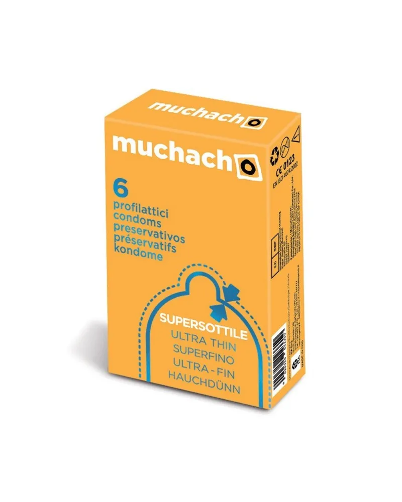 Muchacho Ultra Thin preservativi sottili 6 pezzi