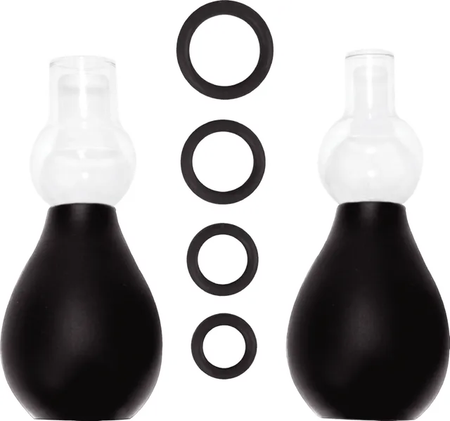 Ouch! Nipple Erector Set succhia capezzoli 2 pompette doppia misura