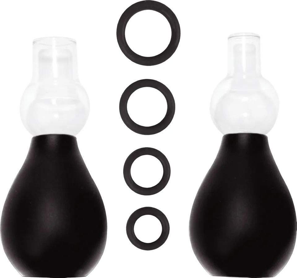 Ouch! Nipple Erector Set succhia capezzoli 2 pompette doppia misura