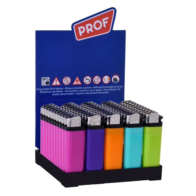 Accendino elettronico AS208 Trendy Colors box 50 pezzi