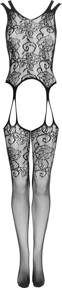 Obsessive Bodystocking F239 catsuit nero open crotch