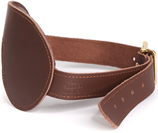 50 Sfumature di Grigio Blindfold benda cuoio marrone