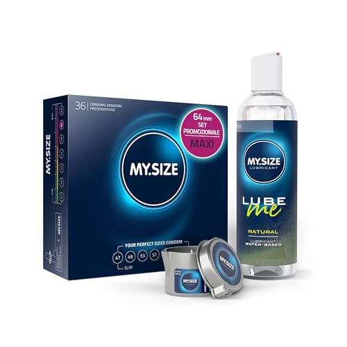 MY.SIZE PRO preservativi 64 mm 36 pz + lubrificante set