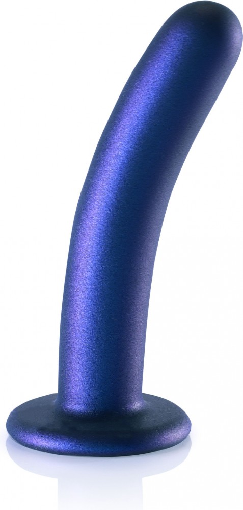 Ouch Smooth G-Spot Dildo 6 con Ventosa Blu Silicone