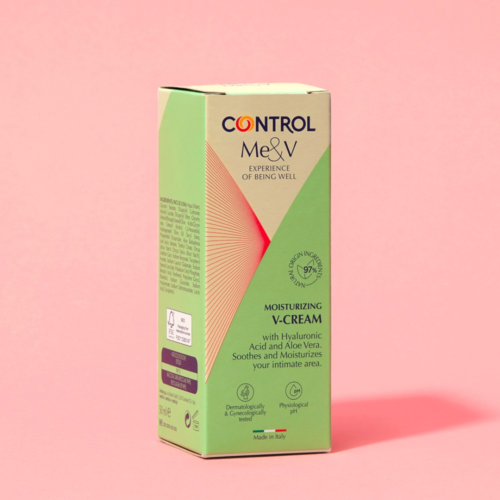 Control Me&V V-Cream crema intima idratante senza profumo