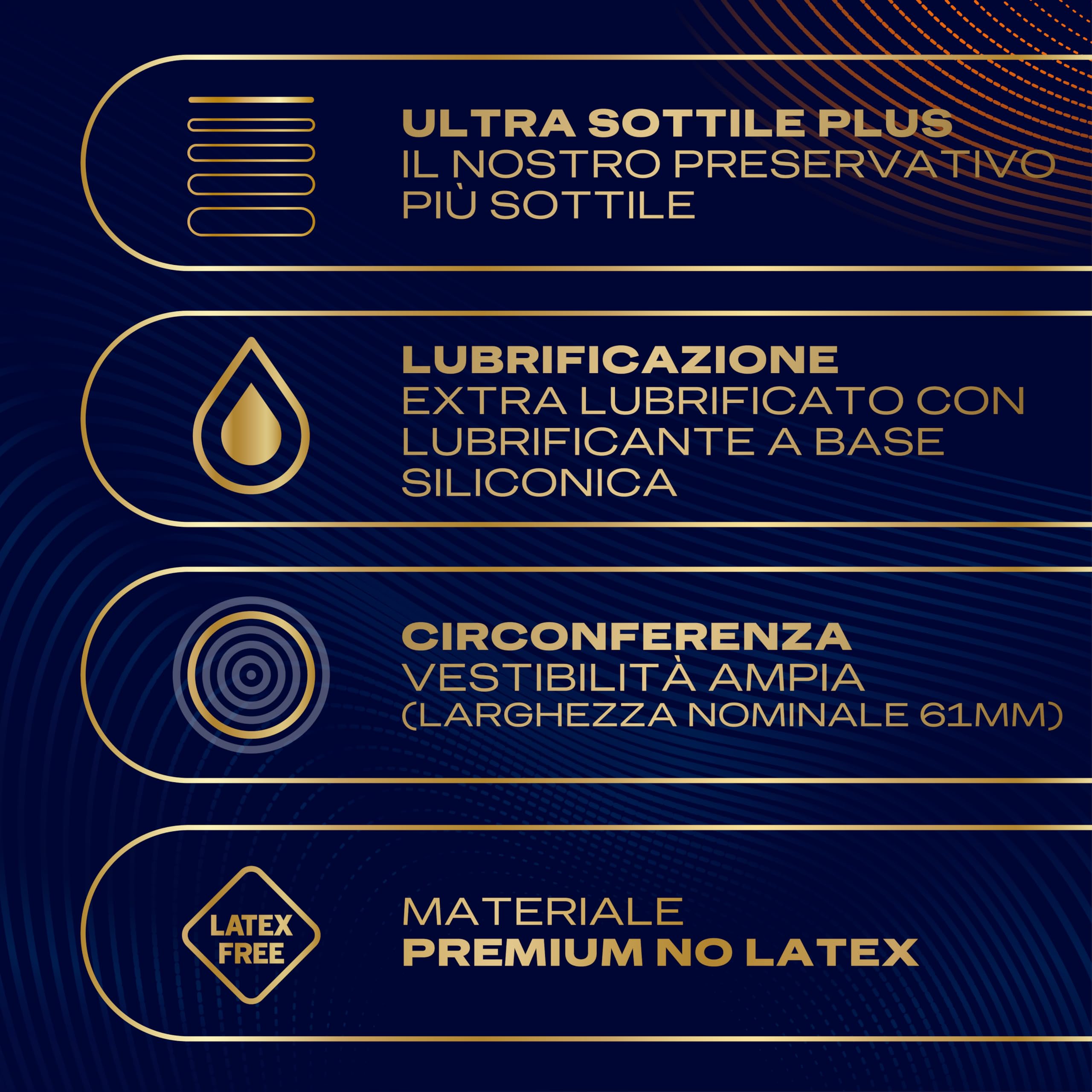 Durex Nude Sensation XL Preservativi 18 Pezzi Senza Lattice