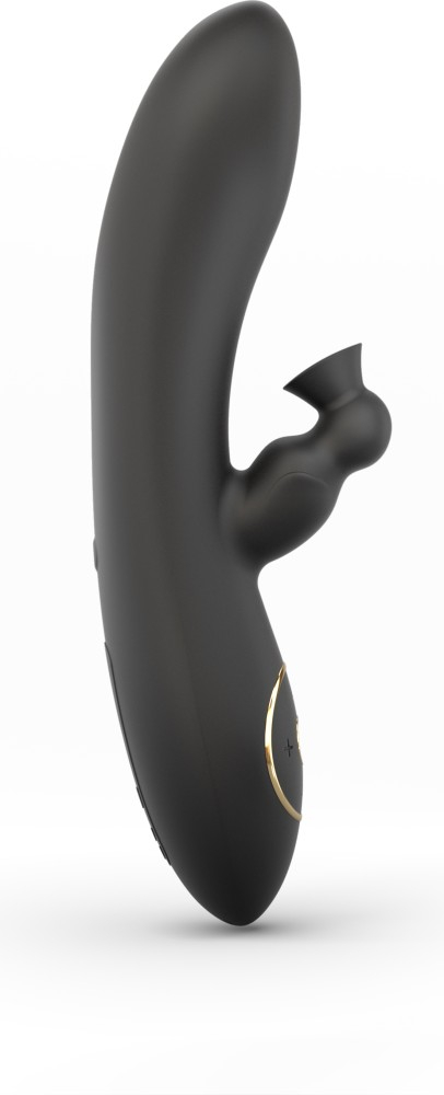 Dorcel Divine Rabbit vibratore rabbit succhiaclitoride nero 6 programmi