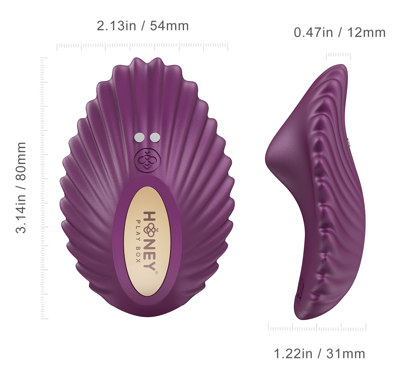 Honey Play Box Pearl 2 stimolatore clitorideo con app impermeabile