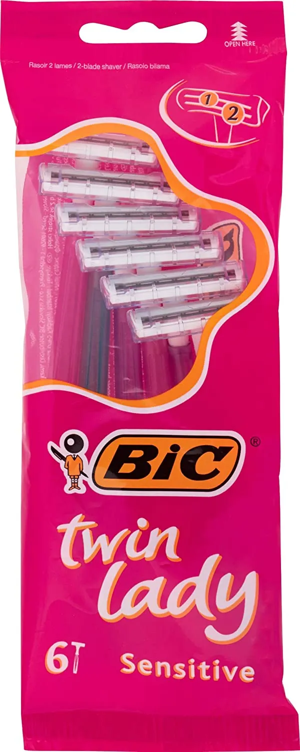 Bic Twin Lady rasoio monouso doppia lama 5 pezzi