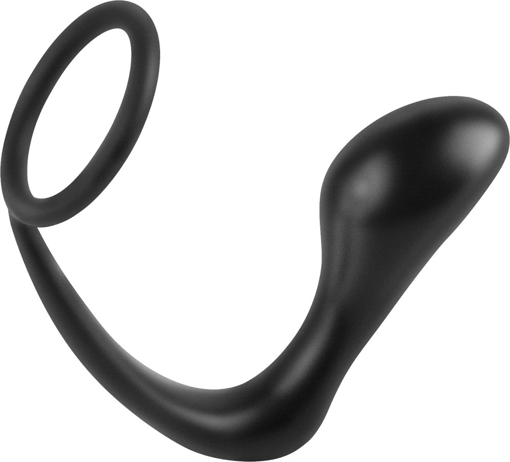 Pipedream Ass Gasm butt plug con cockring in silicone