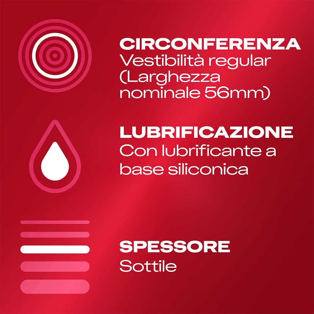 Durex Supersottile Regular preservativi 48 pezzi misura 56 mm