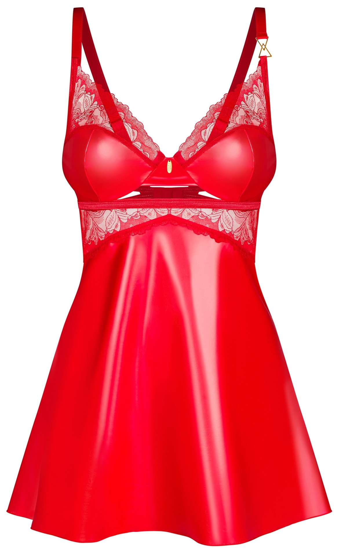 Obsessive Aliosa chemise rossa con perizoma in pizzo