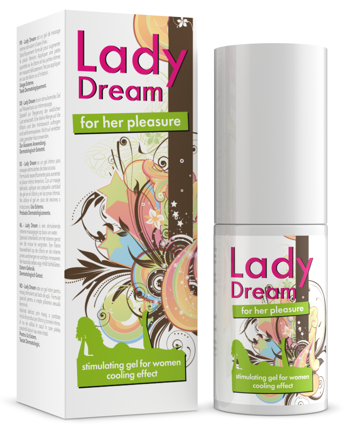 Lady Dream gel stimolante clitoride donna 30 ml L-arginina