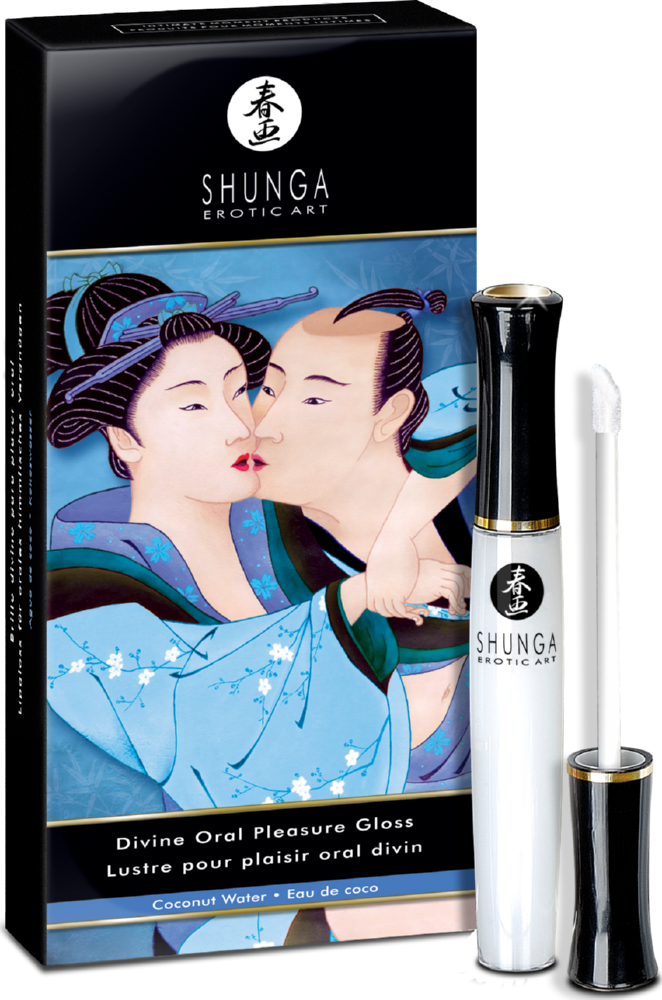 Shunga Divine Oral Pleasure Gloss lucidalabbra Coco Water