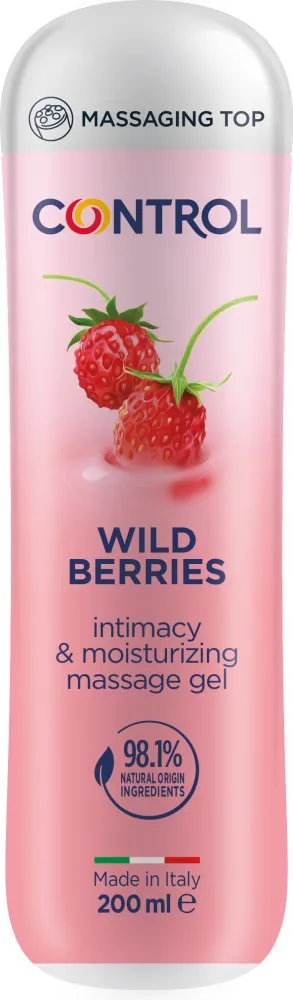 Control 3in1 Wild Berries gel massaggio fragoline di bosco