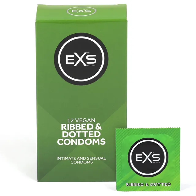 EXS Preservativi 12 Pezzi con Rilievi e Pallini