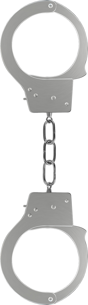 Ouch! Beginner's Handcuffs manette metallo rilascio rapido
