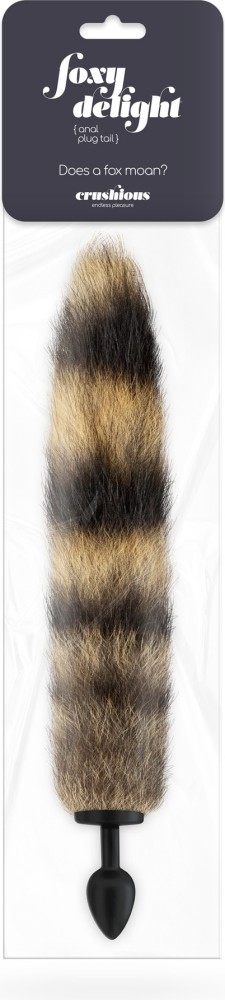 Crushious Foxy Delight plug anale con coda volpe