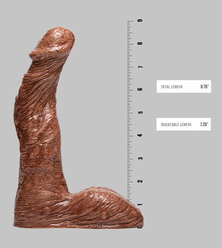 Fleshjack Freaks Hunchback dildo curvo in silicone