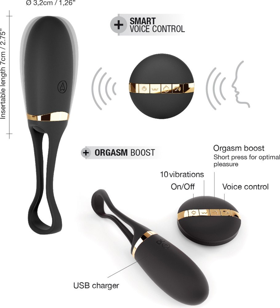 Dorcel Secret Delight ovetto vibrante telecomando silicone