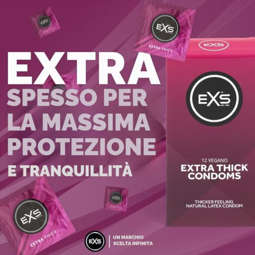 EXS Extra Safe preservativi resistenti 12 pezzi