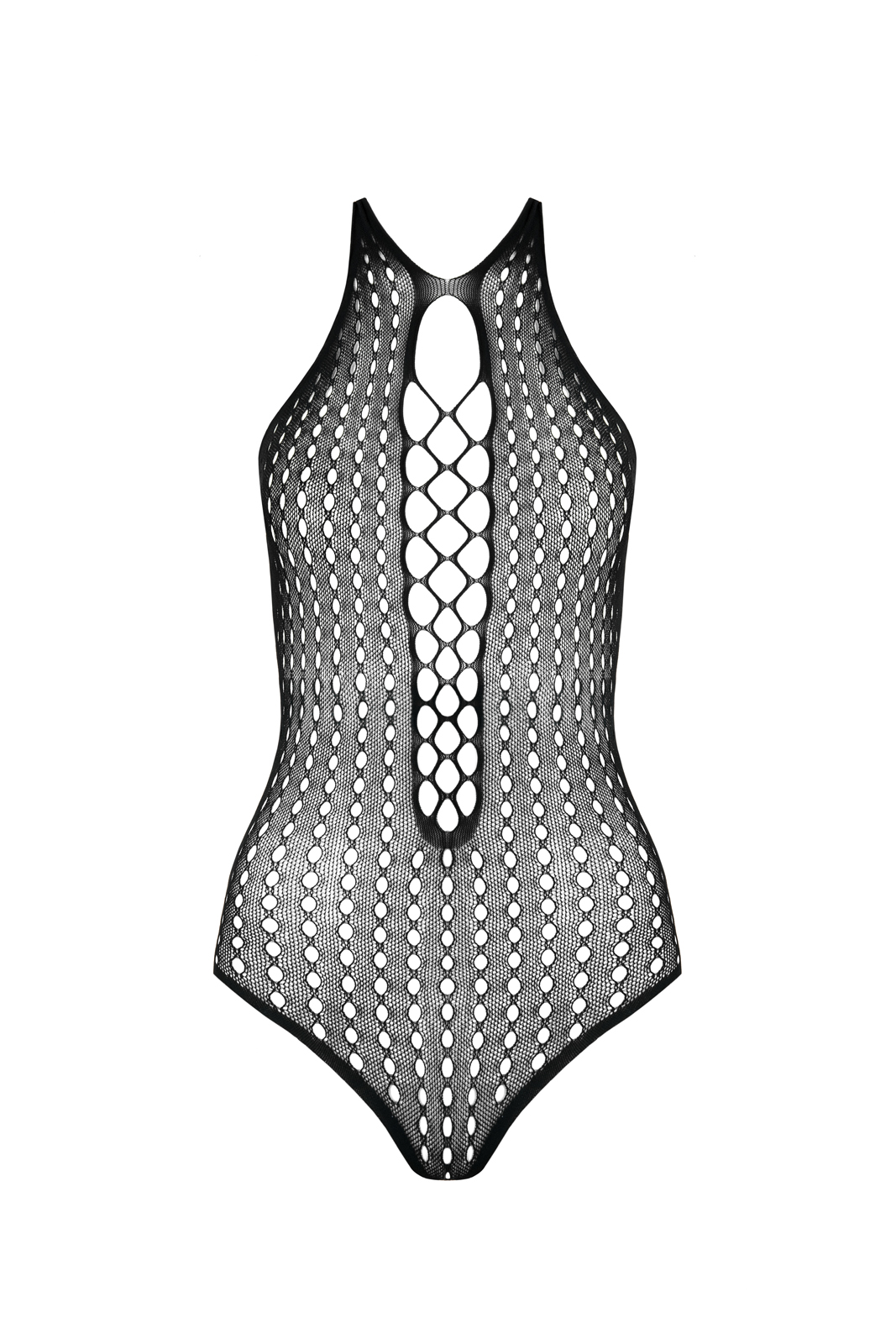 Passion BS088 bodystocking rete traforata nero