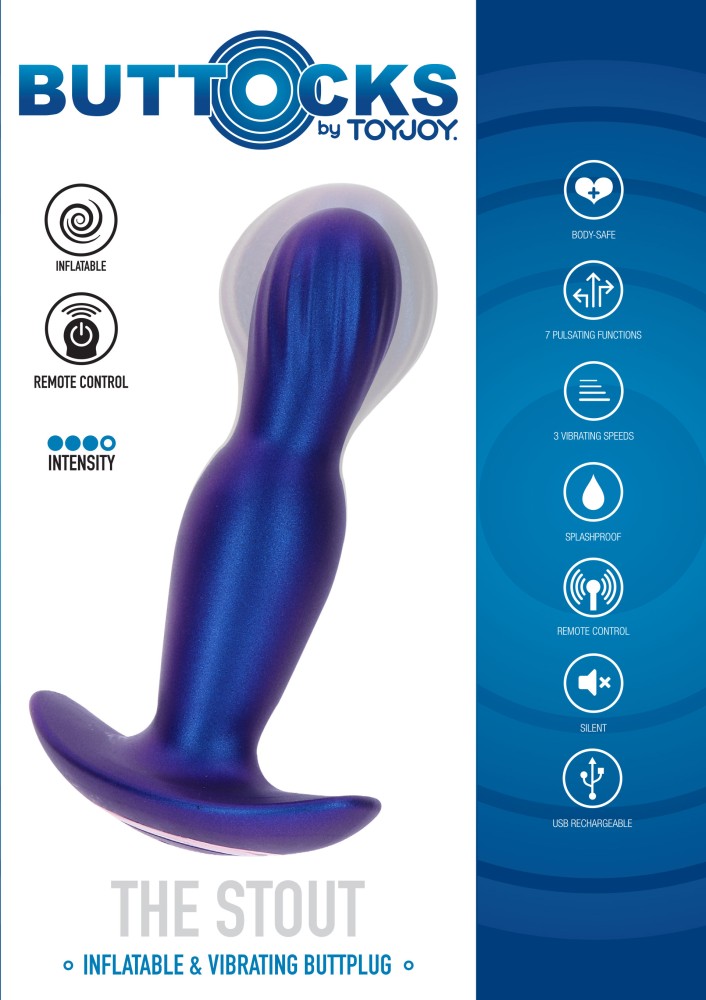 Taboom The Stout Plug Anale Gonfiabile Vibrante