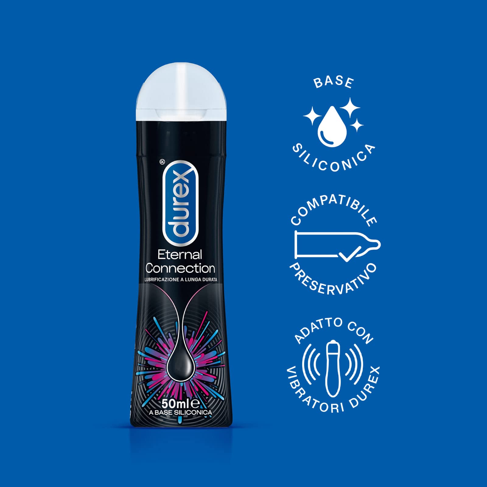 Durex Eternal Gel Lubrificante Siliconico 3x50 ml