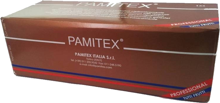 Pamitex Oro preservativi aromatizzati 144 pezzi tuttifrutti