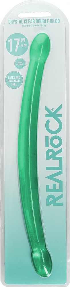RealRock Non Realistic Double Dildo 17" doppio turchese