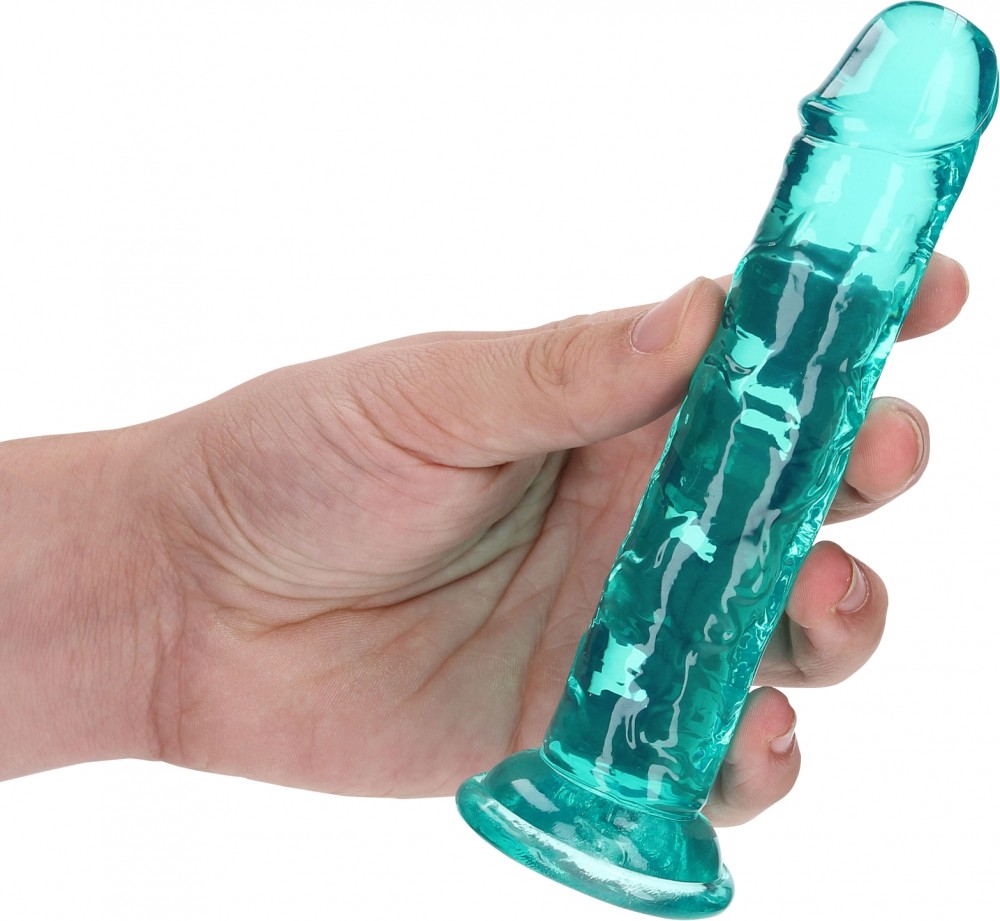 RealRock Straight 6 Dildo con Ventosa Turchese