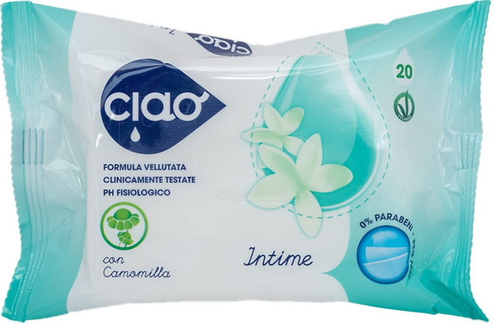 Ciao Salviettine Intime 20 Pezzi Extra Rinfrescanti